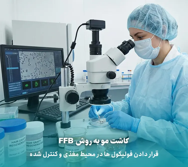 كاشت مو به روش جدید ffb